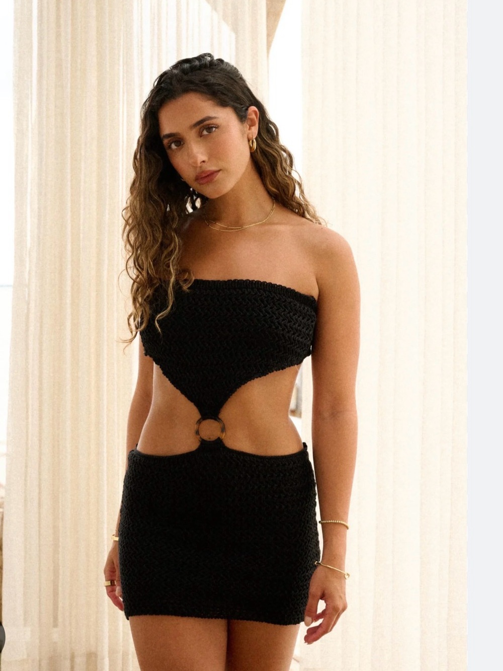 Blanco by Nature Solene Black Dress